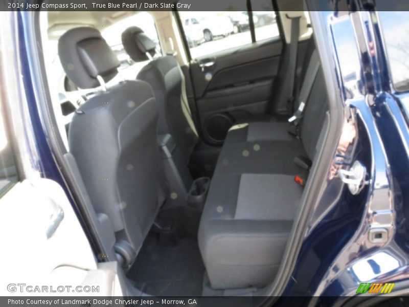True Blue Pearl / Dark Slate Gray 2014 Jeep Compass Sport