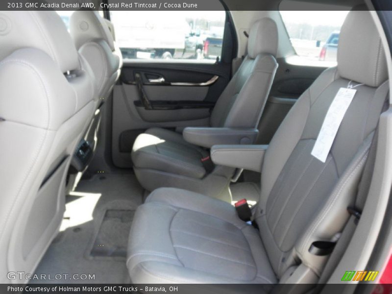 Rear Seat of 2013 Acadia Denali AWD