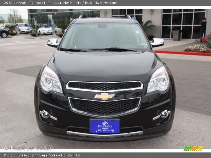 Black Granite Metallic / Jet Black/Brownstone 2010 Chevrolet Equinox LT