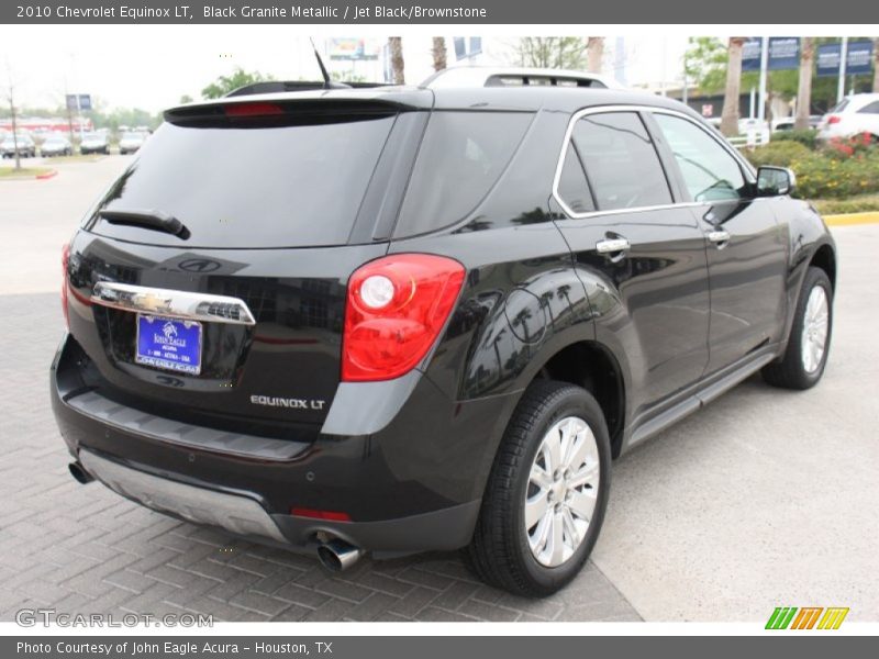 Black Granite Metallic / Jet Black/Brownstone 2010 Chevrolet Equinox LT