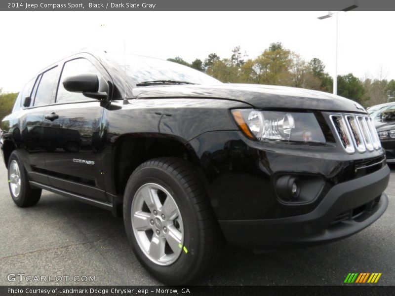 Black / Dark Slate Gray 2014 Jeep Compass Sport