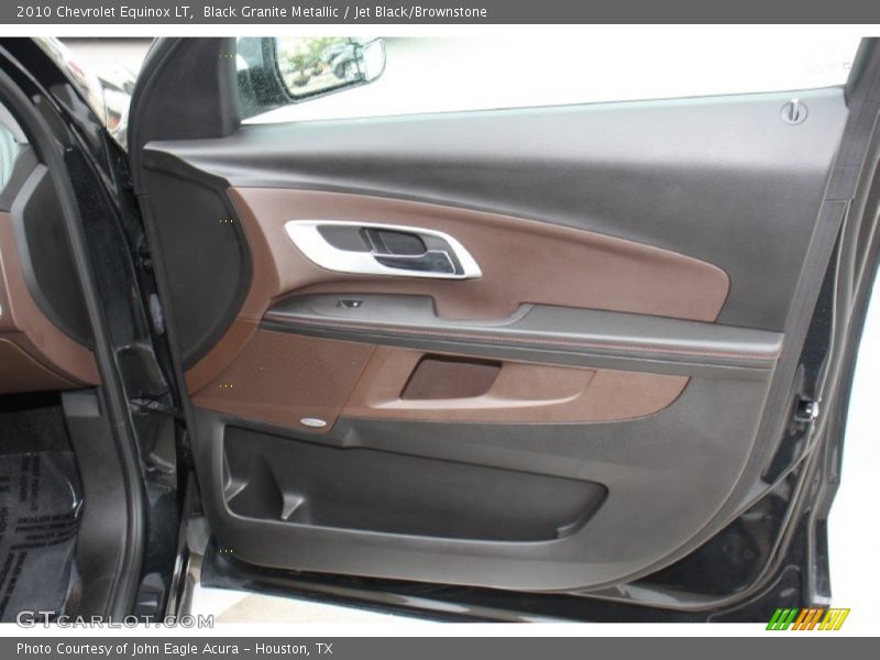 Black Granite Metallic / Jet Black/Brownstone 2010 Chevrolet Equinox LT