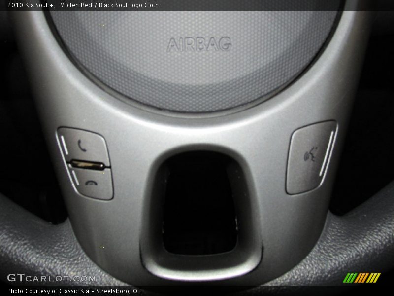 Molten Red / Black Soul Logo Cloth 2010 Kia Soul +