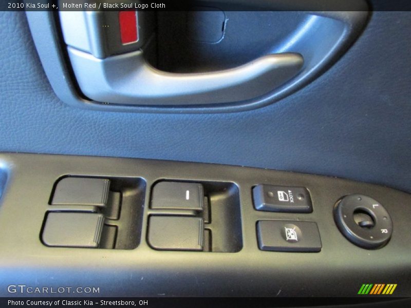 Molten Red / Black Soul Logo Cloth 2010 Kia Soul +