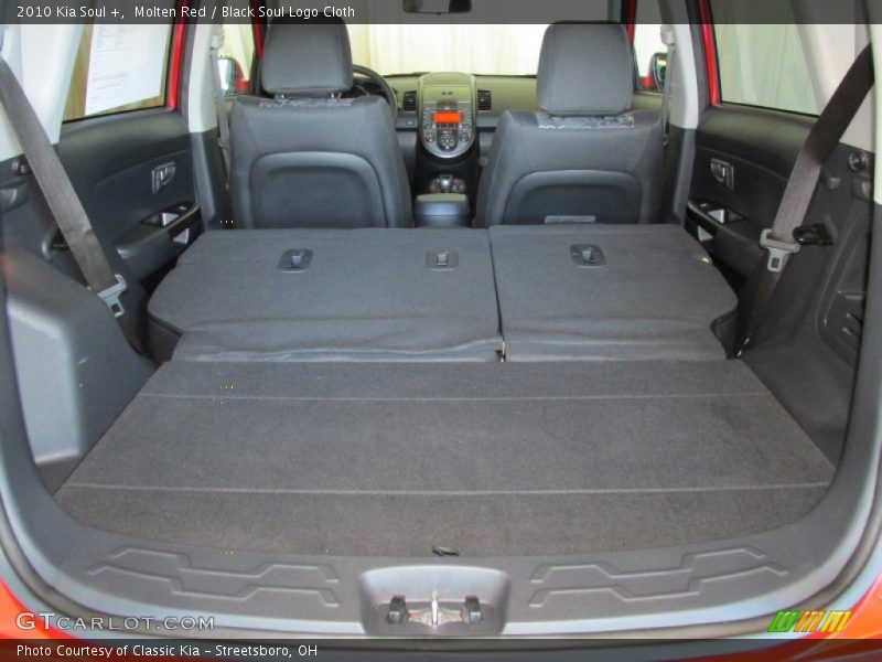 Molten Red / Black Soul Logo Cloth 2010 Kia Soul +