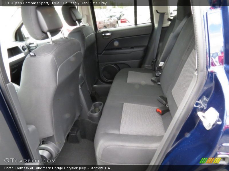 True Blue Pearl / Dark Slate Gray 2014 Jeep Compass Sport