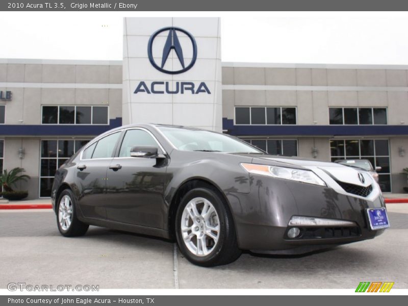 Grigio Metallic / Ebony 2010 Acura TL 3.5