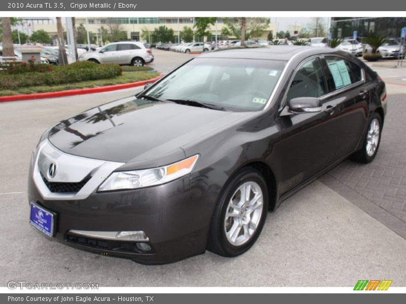 Grigio Metallic / Ebony 2010 Acura TL 3.5