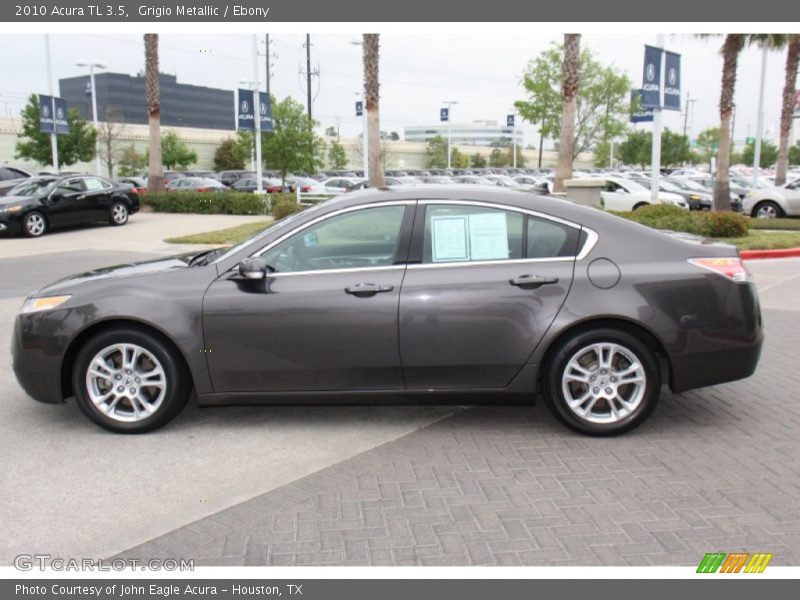 Grigio Metallic / Ebony 2010 Acura TL 3.5