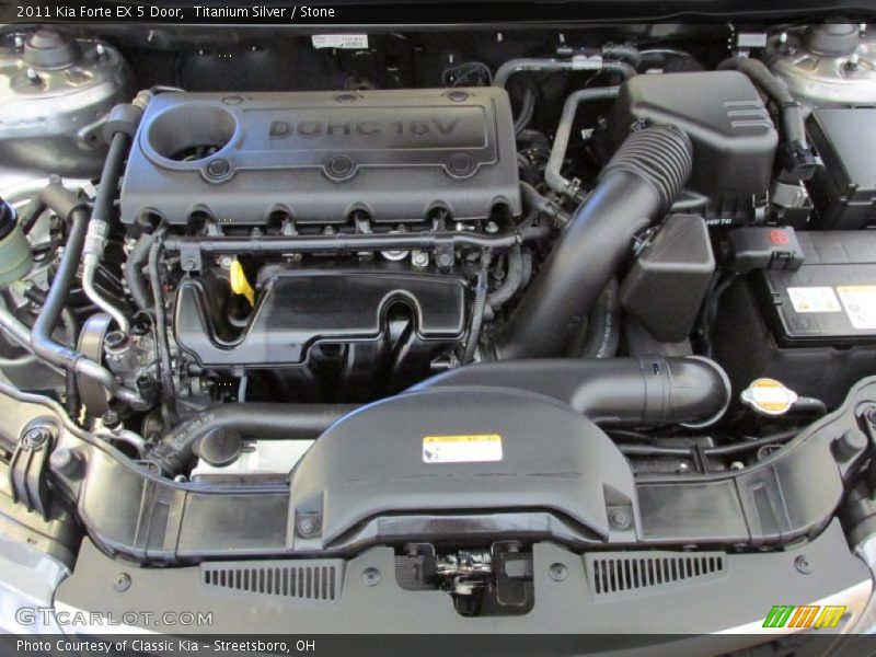 Titanium Silver / Stone 2011 Kia Forte EX 5 Door