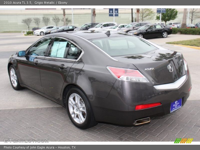 Grigio Metallic / Ebony 2010 Acura TL 3.5