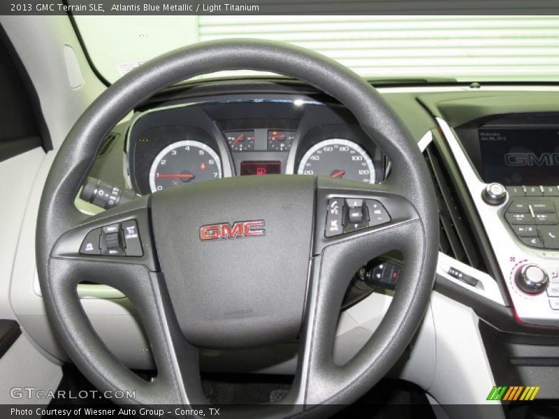 Atlantis Blue Metallic / Light Titanium 2013 GMC Terrain SLE