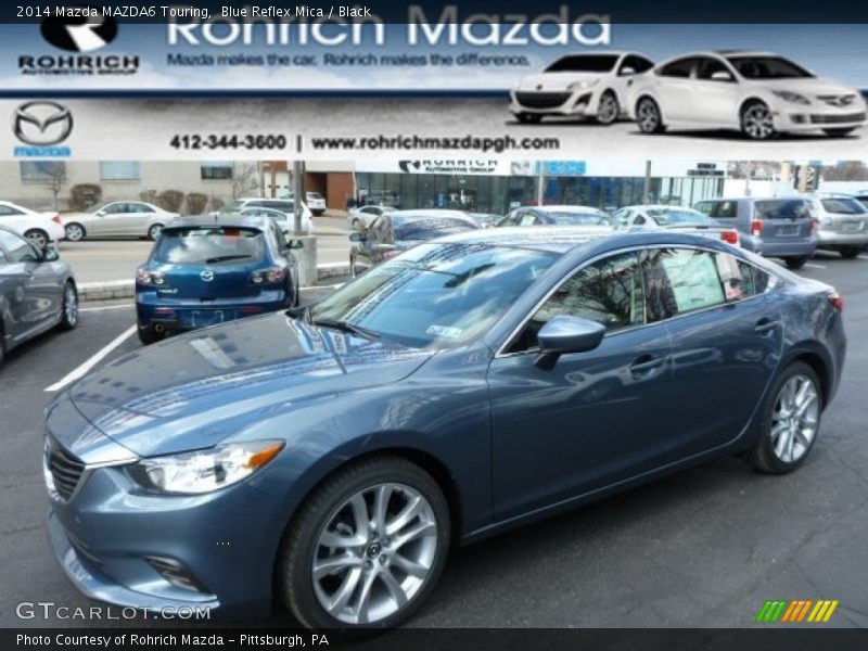 Blue Reflex Mica / Black 2014 Mazda MAZDA6 Touring