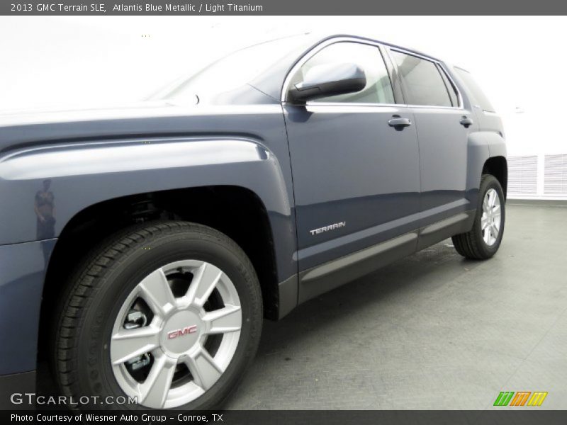 Atlantis Blue Metallic / Light Titanium 2013 GMC Terrain SLE