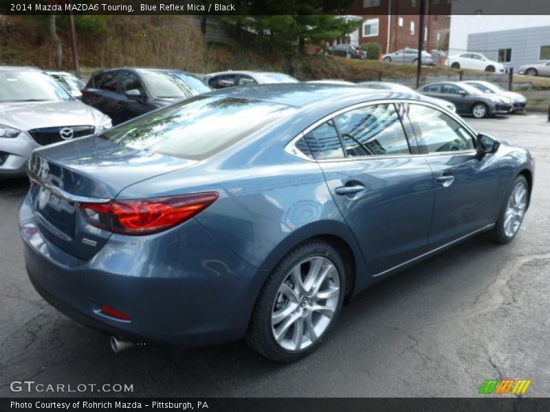 Blue Reflex Mica / Black 2014 Mazda MAZDA6 Touring