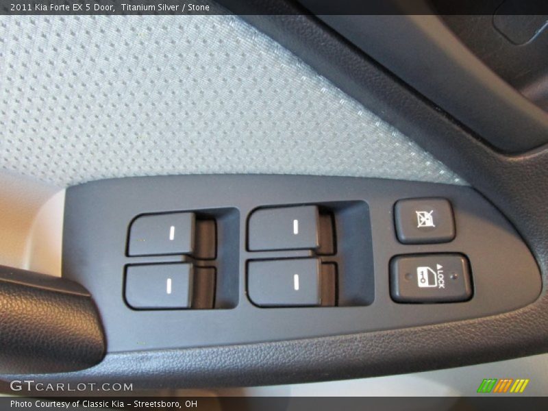 Titanium Silver / Stone 2011 Kia Forte EX 5 Door