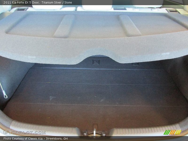 Titanium Silver / Stone 2011 Kia Forte EX 5 Door