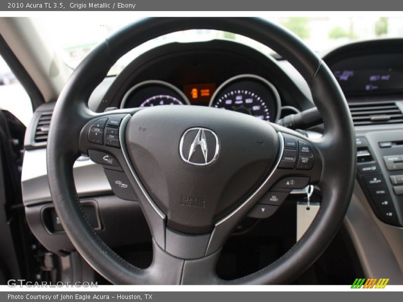 Grigio Metallic / Ebony 2010 Acura TL 3.5
