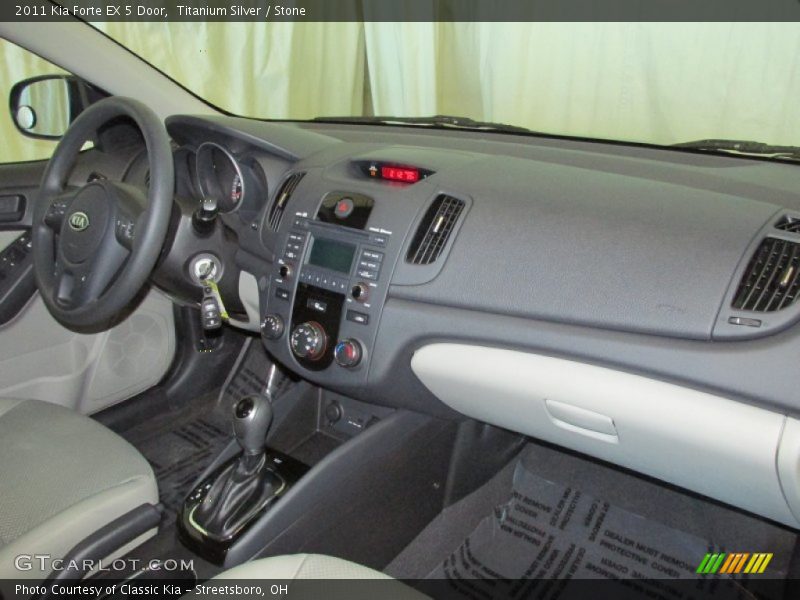 Titanium Silver / Stone 2011 Kia Forte EX 5 Door