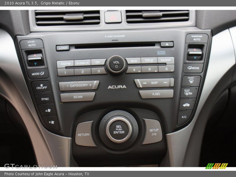 Grigio Metallic / Ebony 2010 Acura TL 3.5