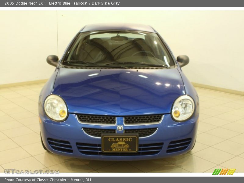 Electric Blue Pearlcoat / Dark Slate Gray 2005 Dodge Neon SXT