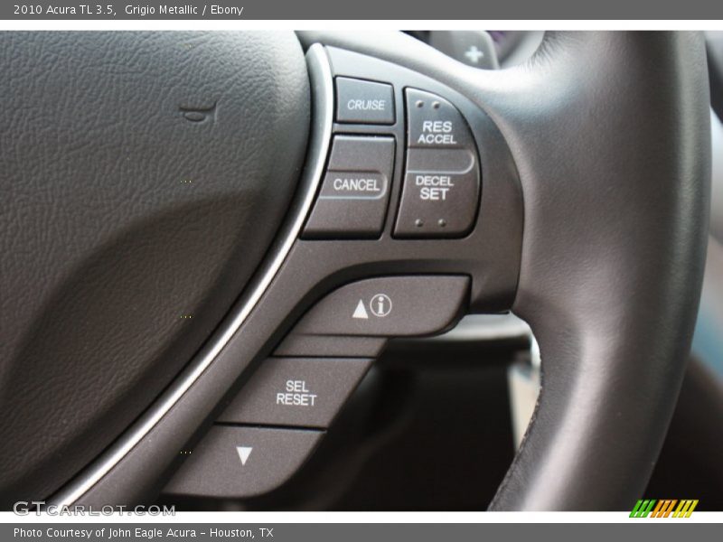 Grigio Metallic / Ebony 2010 Acura TL 3.5