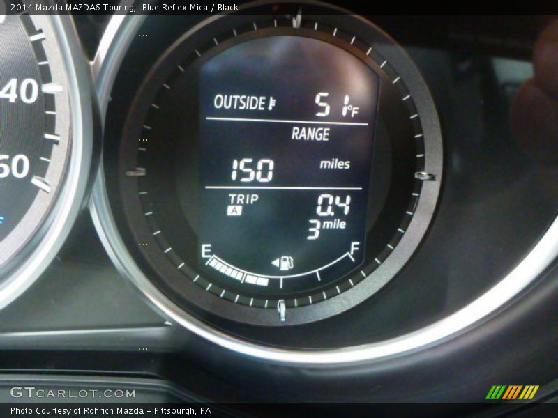 Blue Reflex Mica / Black 2014 Mazda MAZDA6 Touring