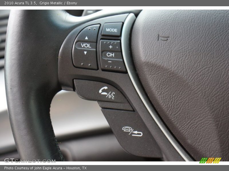 Grigio Metallic / Ebony 2010 Acura TL 3.5