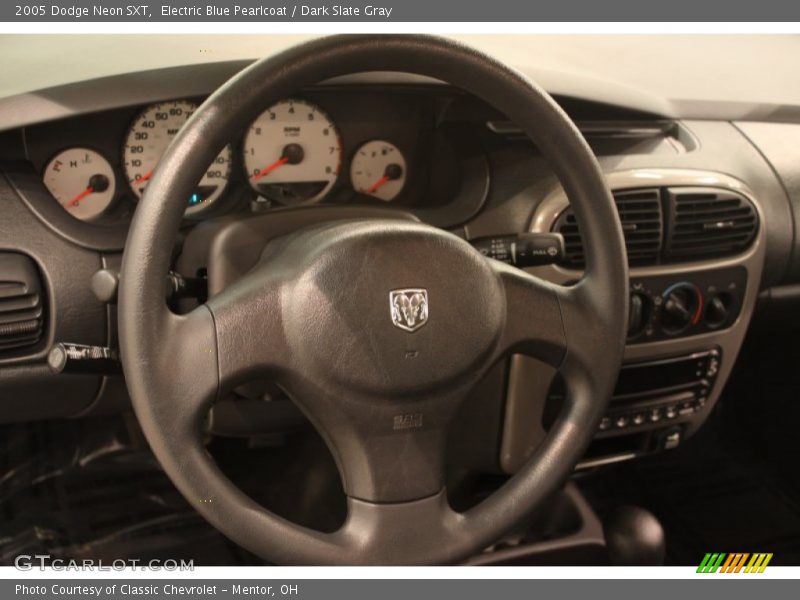 Electric Blue Pearlcoat / Dark Slate Gray 2005 Dodge Neon SXT