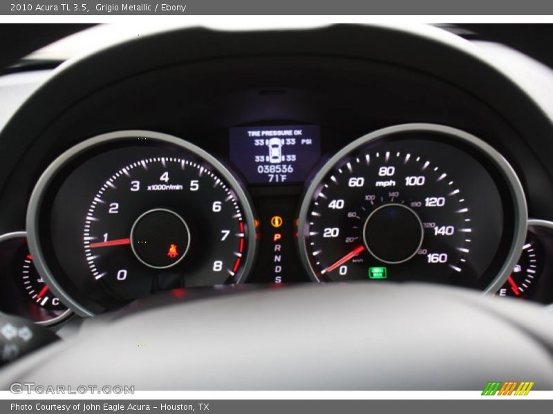 Grigio Metallic / Ebony 2010 Acura TL 3.5