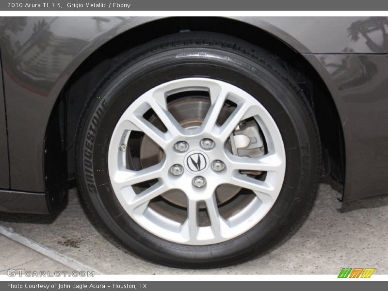Grigio Metallic / Ebony 2010 Acura TL 3.5