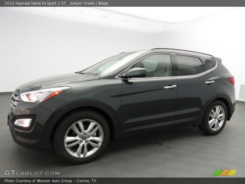 Front 3/4 View of 2013 Santa Fe Sport 2.0T