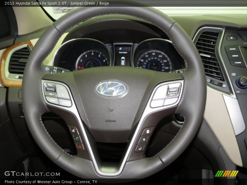 Juniper Green / Beige 2013 Hyundai Santa Fe Sport 2.0T
