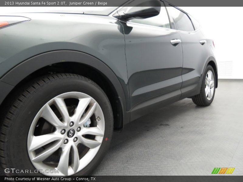 Juniper Green / Beige 2013 Hyundai Santa Fe Sport 2.0T