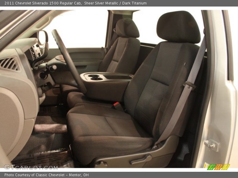 Sheer Silver Metallic / Dark Titanium 2011 Chevrolet Silverado 1500 Regular Cab