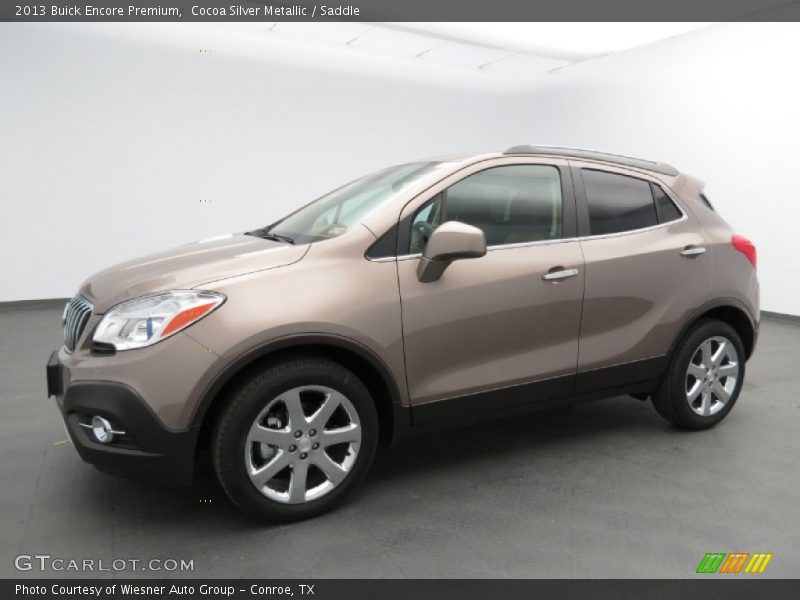 Cocoa Silver Metallic / Saddle 2013 Buick Encore Premium