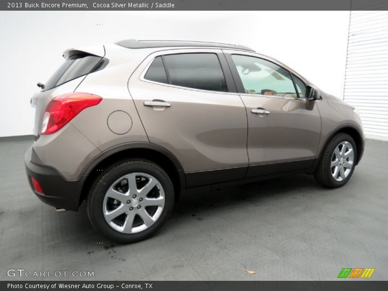 Cocoa Silver Metallic / Saddle 2013 Buick Encore Premium