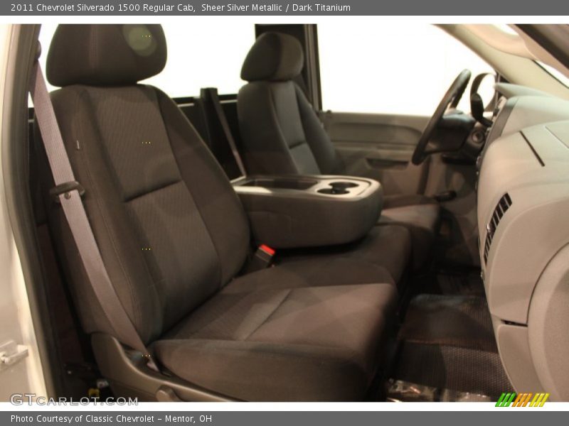 Sheer Silver Metallic / Dark Titanium 2011 Chevrolet Silverado 1500 Regular Cab