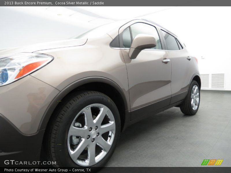 Cocoa Silver Metallic / Saddle 2013 Buick Encore Premium