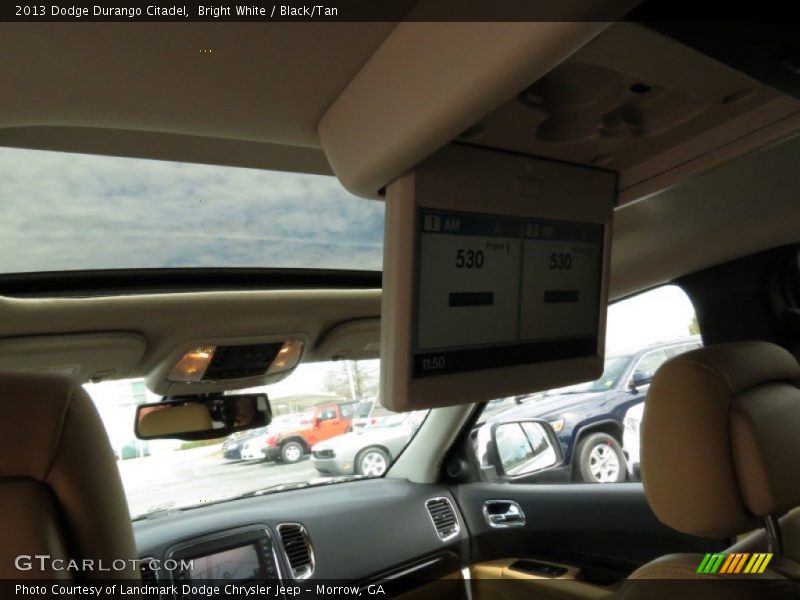 Bright White / Black/Tan 2013 Dodge Durango Citadel