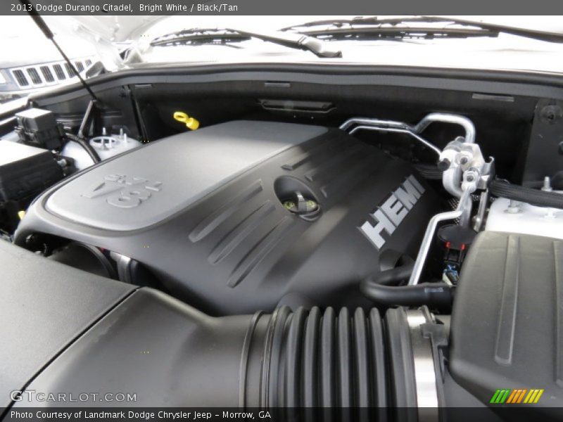 Bright White / Black/Tan 2013 Dodge Durango Citadel