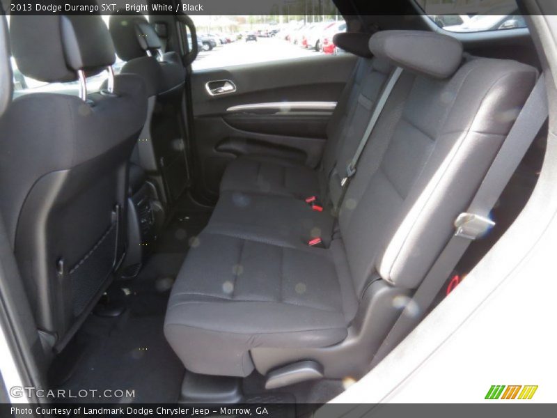 Bright White / Black 2013 Dodge Durango SXT