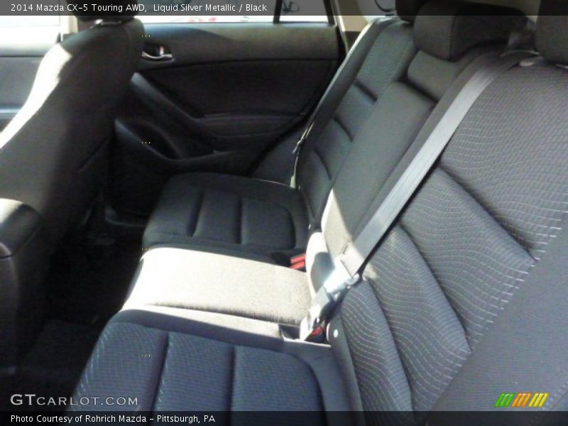Liquid Silver Metallic / Black 2014 Mazda CX-5 Touring AWD