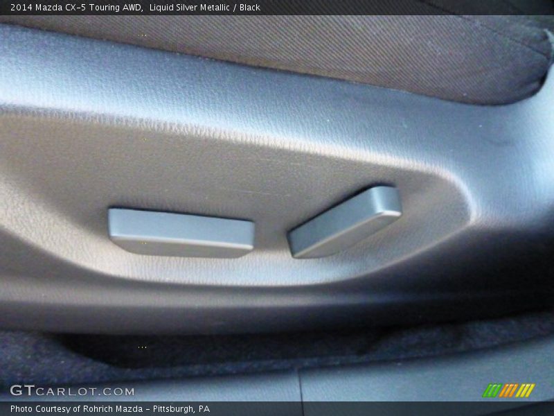 Liquid Silver Metallic / Black 2014 Mazda CX-5 Touring AWD