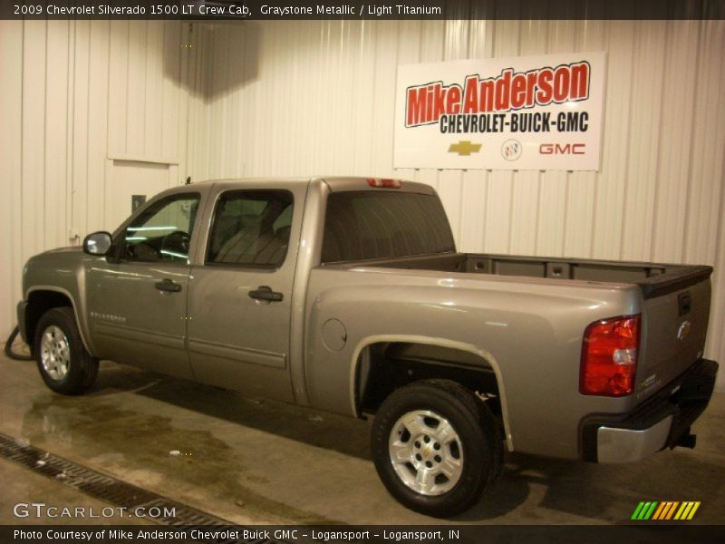 Graystone Metallic / Light Titanium 2009 Chevrolet Silverado 1500 LT Crew Cab