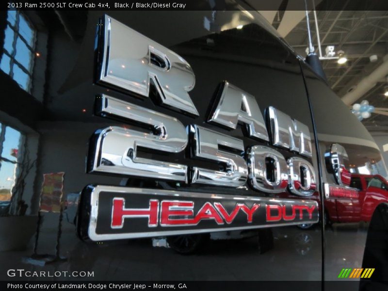 Black / Black/Diesel Gray 2013 Ram 2500 SLT Crew Cab 4x4