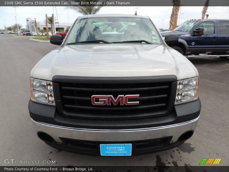 Silver Birch Metallic / Dark Titanium 2008 GMC Sierra 1500 Extended Cab