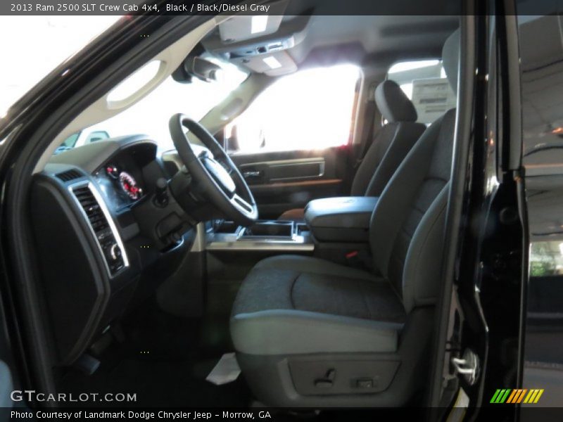 Black / Black/Diesel Gray 2013 Ram 2500 SLT Crew Cab 4x4