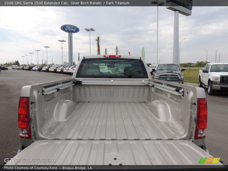 Silver Birch Metallic / Dark Titanium 2008 GMC Sierra 1500 Extended Cab