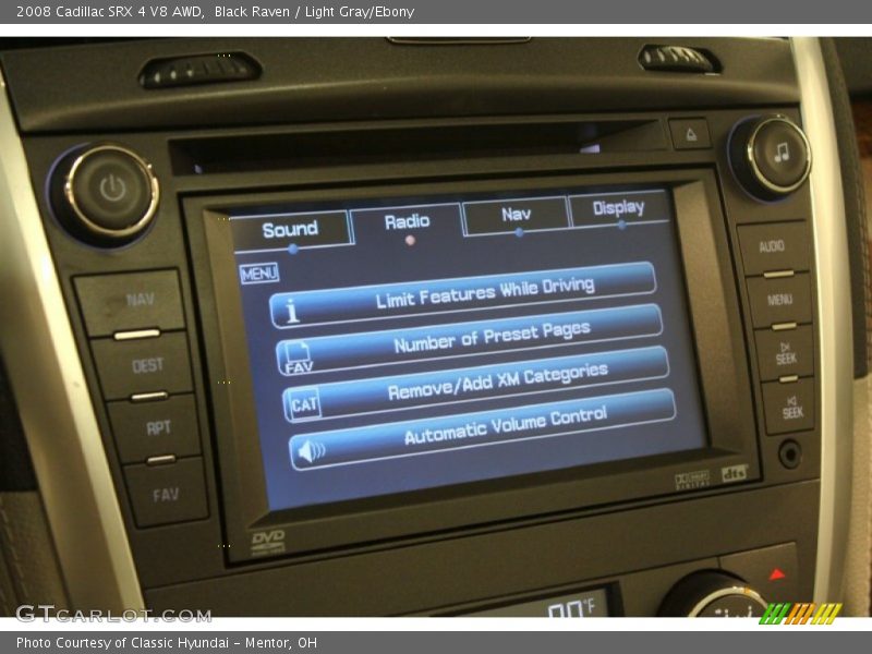 Black Raven / Light Gray/Ebony 2008 Cadillac SRX 4 V8 AWD